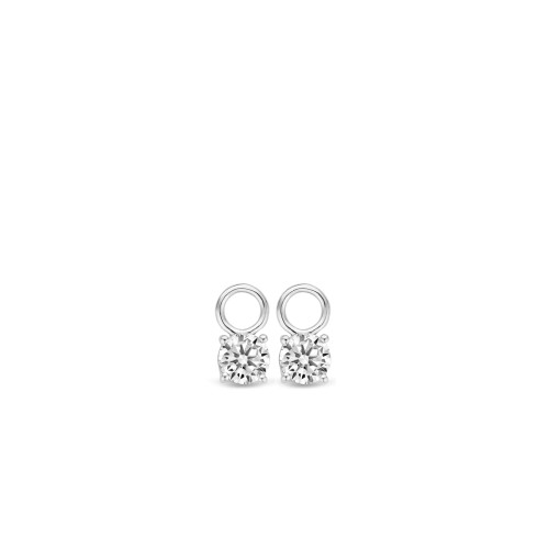 TI SENTO - Milano Rhodium Plated Sterling Silver Ear Charms