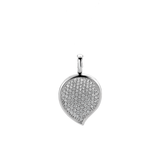 TI SENTO - Milano Petal Shape Silver Pendant