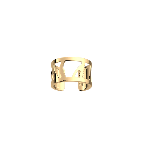 Les Georgettes Perroquet ring 12 mm Gold finish