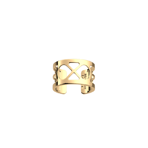 Les Georgettes Infini ring 12 mm rose gold finish