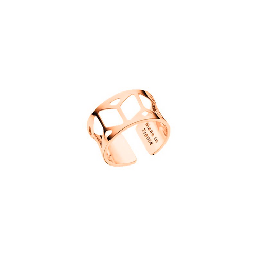 Les Georgettes Resille ring 12 mm Rose Gold finish