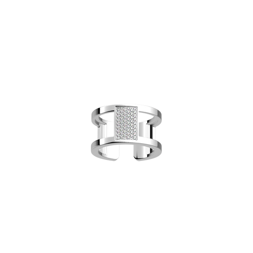 Les Georgettes Barrette ring 12 mm Silver finish