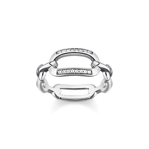Thomas Sabo Ring links silver