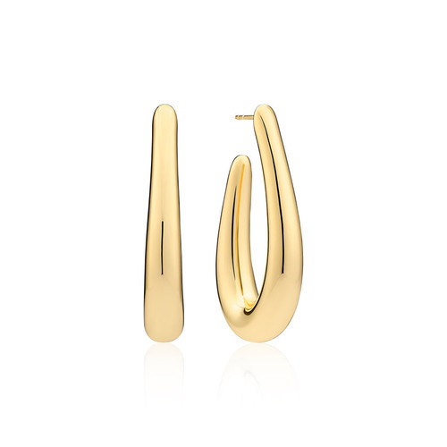 SIF Jakobs Earrings Goccia Pianura 18K gold plated